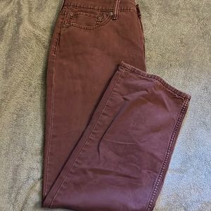 Men’s Red Levi Jeans